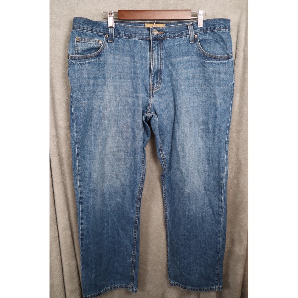 Red Camel Delray Mens 40x30 Blue Denim Jeans Straight Leg Medium Wash 8961